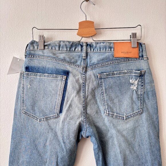 Moussy Vintage Altawoods Distressed Crop Jeans - Picture 9 of 11